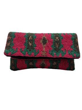 MMs Brsnds Bohemian Beaded Clutch